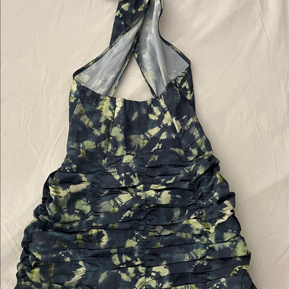 PrettyLittleThing Teal Green Backless Dress - Picture 9 of 9